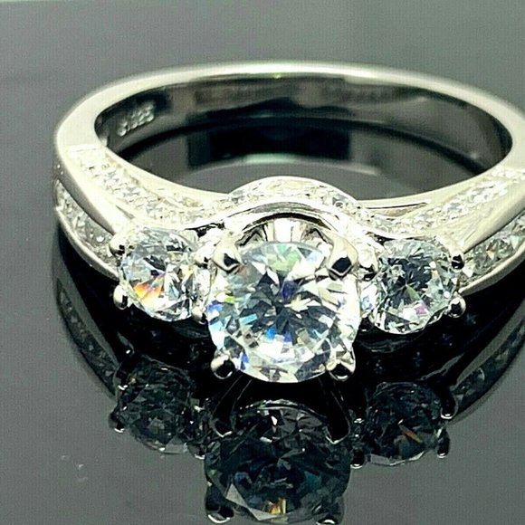 Believe by Brilliance Jewelry - Believe by Brilliance Simulated Diamond Ring SZ 9